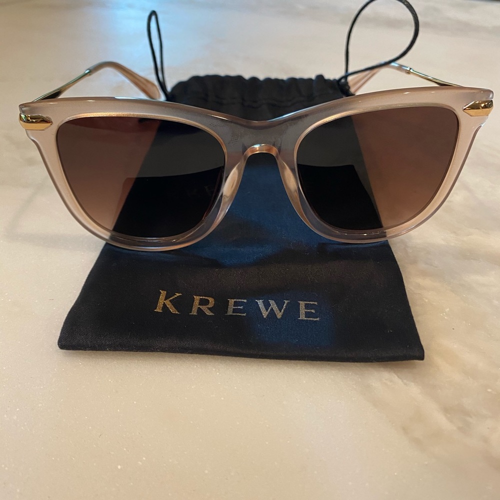 KREWE Simone sunglasses Petal 24K. Brand new.